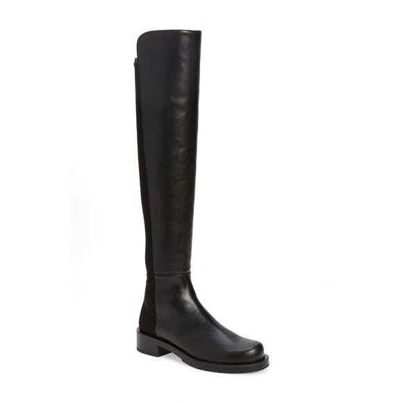 Stuart Weitzman 5050 Bold Over The Knee Boot Black - 9 - Picture 1 of 4
